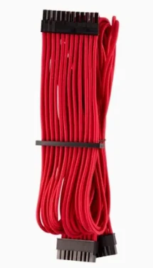 Corsair Premium Sleeved 24-Pin-ATX kabel (Gen 4) červená / textilní opletení / délka 610 mm (CP-8920230)
