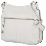 Stylová dámská koženková crossbody kabelka Folomija, bílá