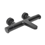 Vanová baterie SAT Dark bez sprchového setu 150 mm černá SATBSDA222C SATBSDA222C