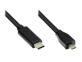 Good Connections USB-C - Micro USB černá / Kabel / USB 2.0 / 3 m (GC-M0124)
