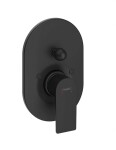 HANSGROHE - Rebris E Vanová baterie pod omítku, matná černá 72459670