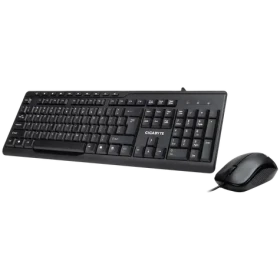 GIGABYTE KM6300 černá / set klávesnice a myši / USB / 1000 DPI (KM6300/USB)
