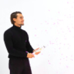 Vystřelovací konfety světle růžové 60 cm Vystřelovací konfety světle růžové 60 cm