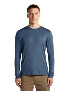 Pánské merino triko dlouhý rukáv ICEBREAKER Mens Merino 150 Tech Lite LS Tee IB Vertical, Dawn velikost: L
