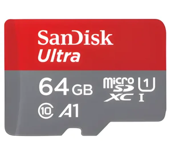 SanDisk Ultra microSDXC 64GB / Paměťová karta / Class 10 / UHS-I / A1 / čtení 140 MB/s (SDSQUAB-064G-GN6MN)