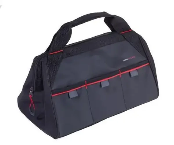 TROIKA TOOL BAG černo-červená / Taška na nářadí / 335 x 210 x 190 mm / 9 kapes / Plachtovina (TBG30/BK)