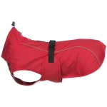 TRIXIE Pláštěnka Vimy M 50 cm červená / Pro psy / Voděodolná / Reflexní prvky / Nastavitelný obvod krku (G14-680225)