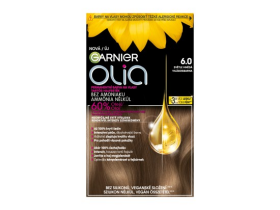 Garnier Olia permanentní barva na vlasy 6.0 Světle hnědá, 60+60+54ml