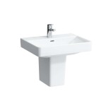 Laufen - Pro S Umyvadlo, 60x47 cm, 3 otvory pro baterii, s LCC, bílá H8109634001081