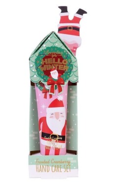 Sada péče o ruce Hello Winter s pilníkem Santa Brusinka 30ml
