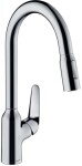 HANSGROHE - Focus M42 Dřezová baterie M4216-H220 s výsuvnou sprškou, chrom 71820000