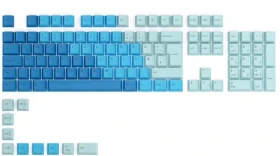 Glorious vyměnitelné klávesy GPBT DE Caribbean Ocean / 115 ks / DE layout / Cherry MX(+) (GLO-KC-GPBT-CO-DE)