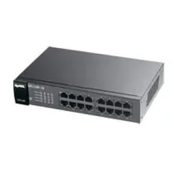 ZyXEL GS1100-16 / 16-port 10/100/1000Mbps / Gigabit Ethernet switch / Fanless / 802.3az (Green) / desktop (GS1100-16-EU0101F)