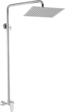 JB Sanitary Sprchová sestava s baterií FINERY s horním vývodem, 30x30cm SF 56 000 00 2