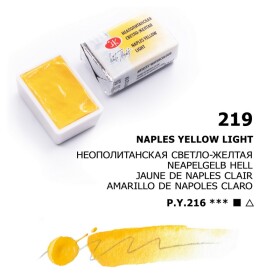 Nevskaya Palitra White Nights akvarelová barva 2,5 ml Naplesh yellow