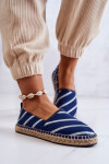 Dámské klasické espadrilky Big Star JJ274960 Námořnická modrá 39