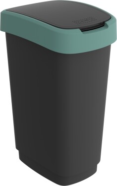 Odpadkový koš TWIST krémově zelená