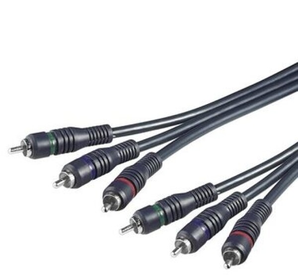 PremiumCord Kabel 3x CINCH-3x CINCH M/M 2m HQ (8592220006396)