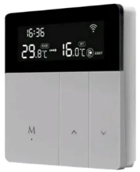 Avatto WT50 šedá / Chytrý termostat / Wi-Fi / Tuya (WT50-WH-3A)