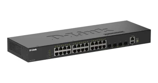 D-Link DGS-1530-28 / Switch / Managed L2 / 24x GE + 4x SFP+ / 128 Gbit/s / Rack (DGS-1530-28/E)
