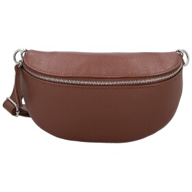 Módní dámská kožená ledvinka Sotiria, hnědá
