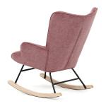 Houpací křeslo, růžová, látka, AK-373 PINK2