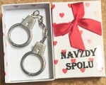 Kovová pouta na prsty Navždy spolu