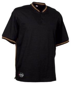 Pracovní tričko COFRA MALAGA Barva: Černá, Velikost: 3XL (CAMALAGA_05_3XL)