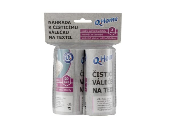 Q-Home náhr váleček na textil 2ks