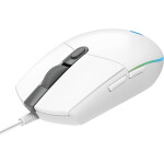 Logitech myš G102 Lightsync / drátová myš / 8000dpi / bílá (910-005824)