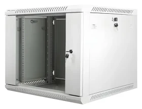 Lanberg WF01-6609-10S šedá / Nástěnný rozvaděč / 19" / 9U / 600×600 mm (WF01-6609-10S)