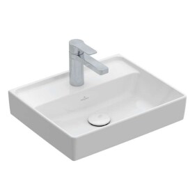 VILLEROY & BOCH - Collaro Umývátko 45x37 cm, bez přepadu, 1 otvor pro baterii, alpská bílá 43344601