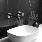 REA - Podomítková umyvadlová baterie LUNGO Diamond Chrom + BOX REA-B6382