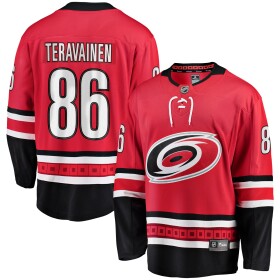 Fanatics Pánský Dres Carolina Hurricanes #86 Teuvo Teravainen Breakaway Alternate Jersey Distribuce: USA