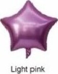 Fóliový balónek Hvězda světle růžová - Moje party
