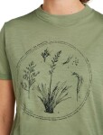 ICEBREAKER Wmns Mer 150 Tech Lite SS Crop T Seed Stor, Lichen velikost: M