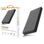 Aligator PB1000 Powerbanka 10 000mAh 3v1 černá / micro / lightning / USB-C (PB1000BK)