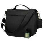 Trendy dámská koženková crossbody kabelka LB Samin, černá