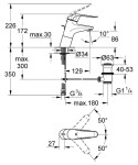 GROHE - Euroeco Special Páková umyvadlová baterie, chrom 32766000