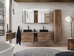 COMAD - Skříňka pod umyvadlo 60cm 2 zásuvky SANTA FE OAK 5907611652428