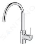 GROHE - Concetto Dřezová baterie s výsuvnou sprškou, chrom 32663003