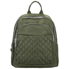 Stylový dámský textilní batoh Dinara, zelený