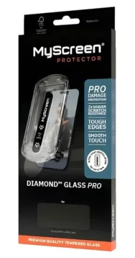 MyScreen Diamond Glass Pro Apple iPhone 17 / Ochranné sklo / Instalační rámeček / Tvrzenost 9H (MD10444TG DGPRO FF)
