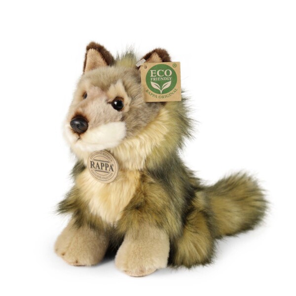 Plyšový vlk/kojot sedící 20 cm, ECO-FRIENDLY