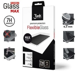 3mk FlexibleGlass Max Hybridní sklo pro Apple iPhone X černá (5903108031929)