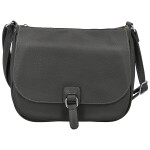 Trendy dámská koženková crossbody kabelka Grácie, tmavě šedá