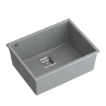 Quadron - Granitový dřez DAVID 50 Grey Metallic Měď HQD5542U5-C1