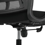 Kancelářská židle, houpací mechanismus, černá síťovina, KA-S3015 BK