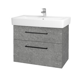 Dřevojas - Umyvadlová skříňka Q MAX SZZ2 80 - D20 Galaxy / Úchytka T06 / D20 Galaxy 275693H