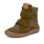 Dětské zimní barefoot boty TEX WINTER Olive, Froddo, G3160233-2, olivová - 32